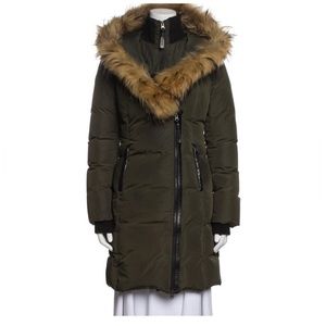 Mackage Kay Army Green Down Mid Length